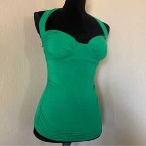 Vintage y2k Green Women's Top
